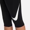Nike Kids  Knitted Sports Pants Large Logo Print Slim Fit Mid-Length Casual Kids pants Black FQ0604