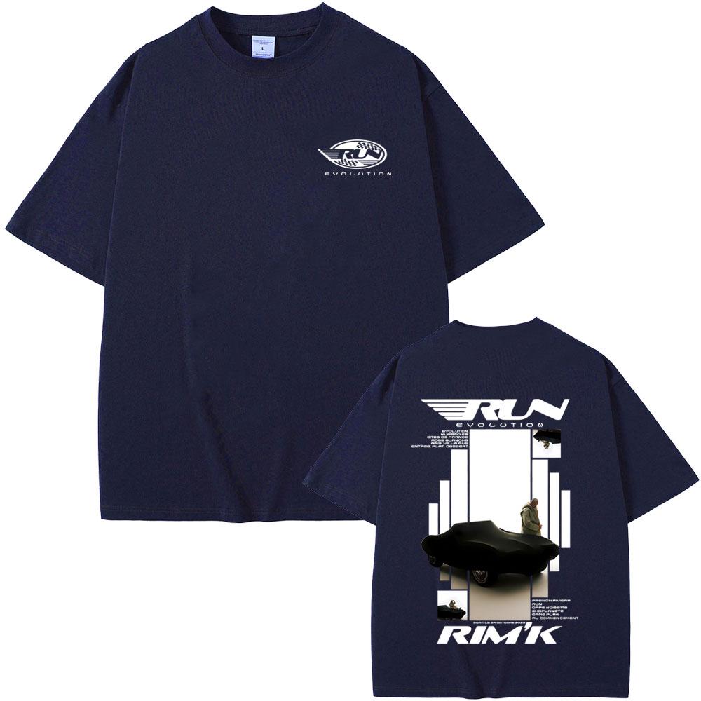 Rapper RimK Run Album Graphic Tshirt Unisex Women Hip Hop Fashion Pop Music Tshirt Male Casual Cotton Vintage T Shirt Streetwear