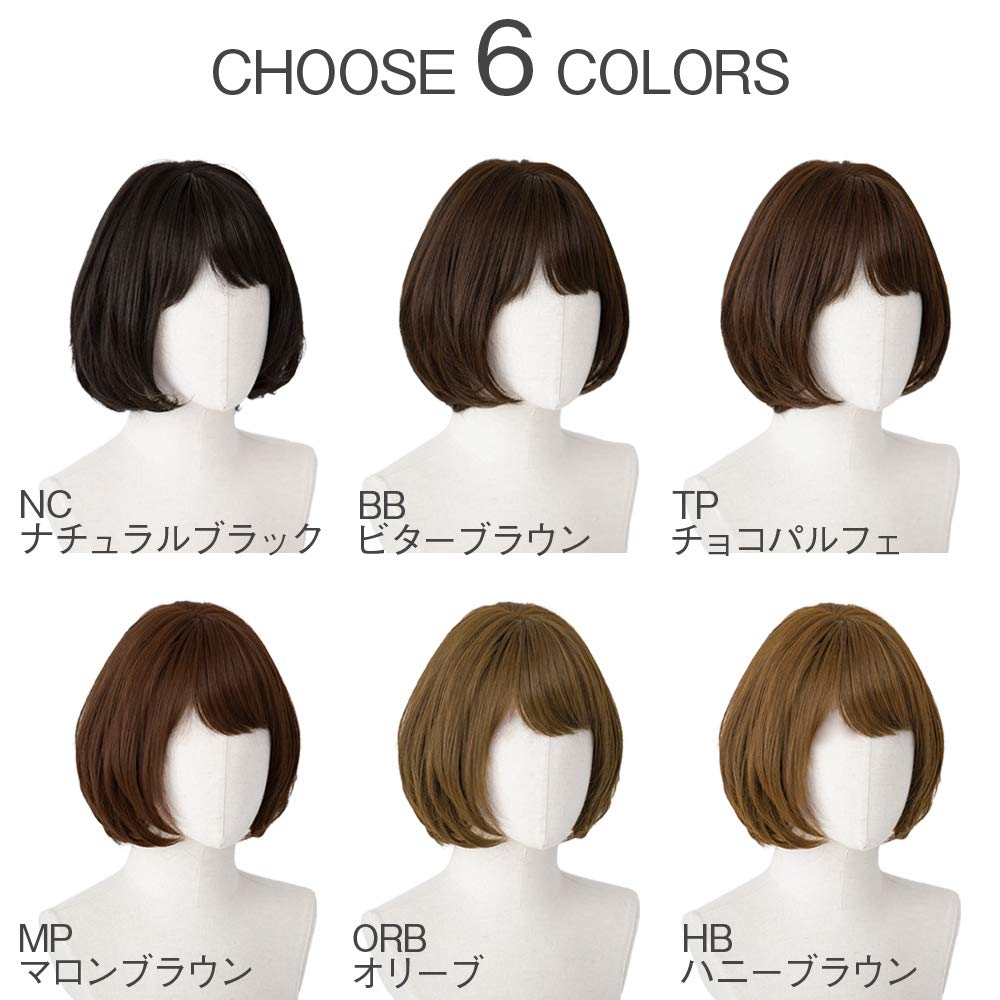 Wig Bob Full Wig Full Wig Medical Wig Medical Natural Wig [Brightlara] Hand-Planted p-hf1244-ORB