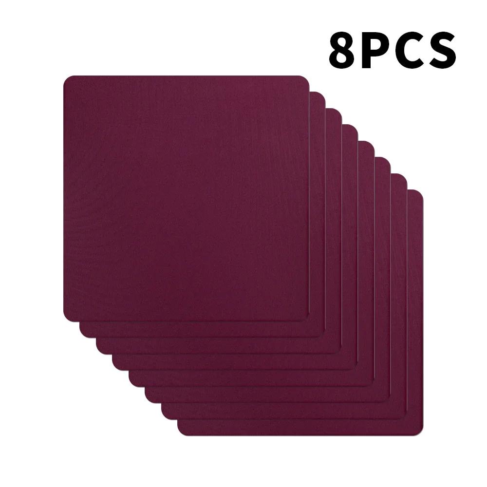 

Цветные самоклеящиеся тканевые заплатки 20x20см для ремонта дивана, кресла, автосиденья, одежды, для дома, наклейки для DIY, водонепроницаемые, прочные пленки кларет