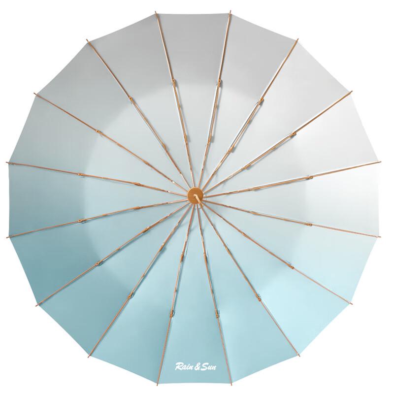 OIMG 16-Rib Three-Fold UV Protection Sun/Rain Umbrella