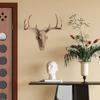 Vintage Deer Head Wall Mount Resin Antler Plaque Farmhouse Lodge Cabin Decor Rustic Home Office Mantel Art Unique Halloween Gift