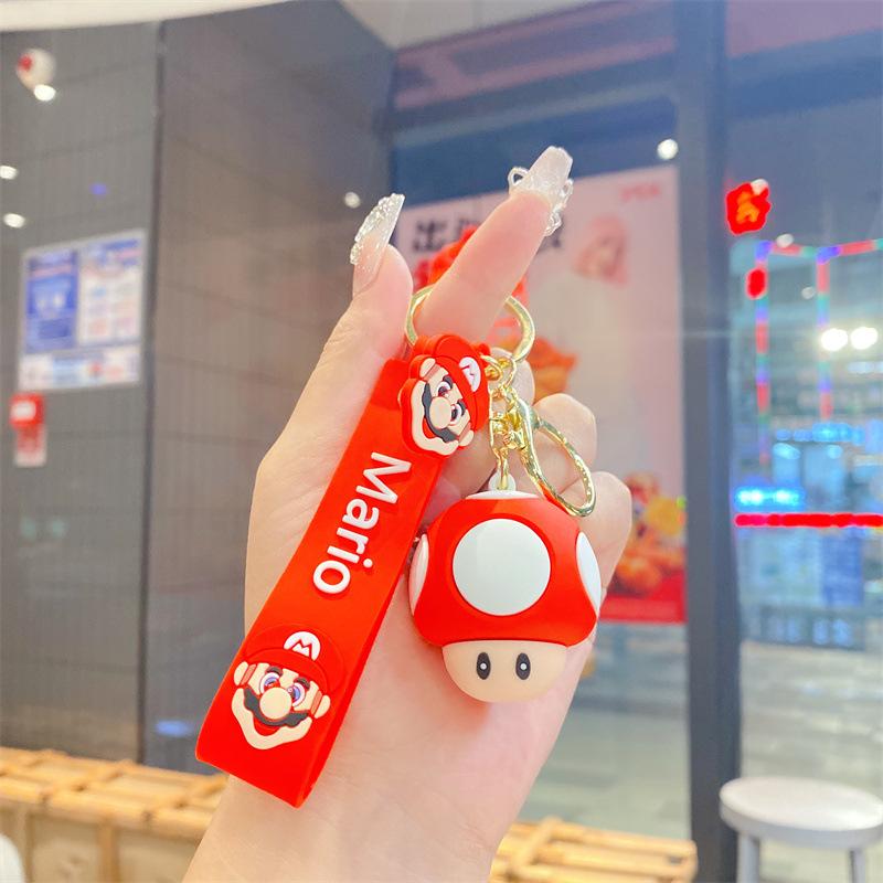 New Creative Mario Doll Keychain Car Pendant Cartoon Internet Celebrity Bag Pendant Small Gift