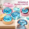 Steamed Bun Stress Toy with Steamer Basket - Slow Rising Toy for Adults Kids