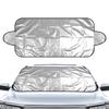 2Pcs Car Windshield Protector Car Exterior Protection Prevent Snow Ice Sun Shade Dust Frost Freezing Snow Windshield Cover