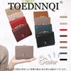 TOEDNNQI Women's Mini Wallet with Clasp Closure, Tri-Fold, Compact, Small, Holds Bills Securely, Cute, Coin Purse, Card Slots, Student Gift (Red)