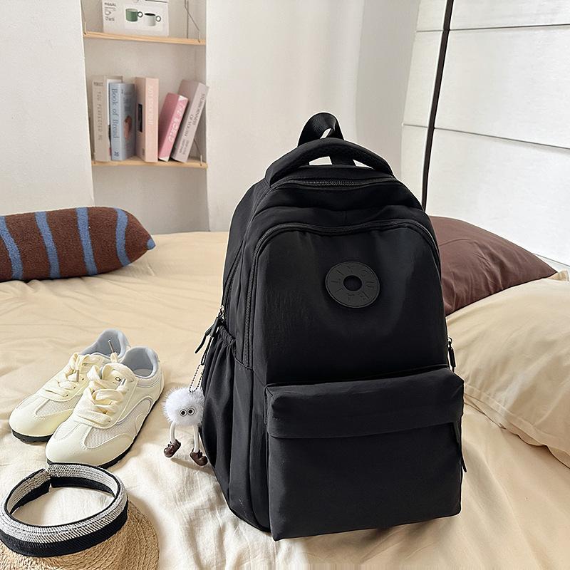 School bag new Harajuku fresh and sweet candy-colored backpack junior high school students lightweight large-capacity backpack