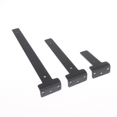 1 set di staffe di supporto a L per divisori, staffe per mensole resistenti, staffe metalliche industriali per montaggio a parete, rack fisso con viti