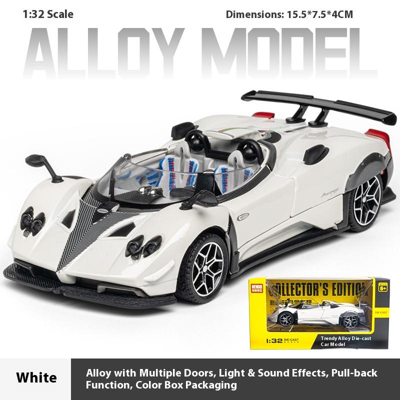 1/32 Pagani Zongta HP Alloy Model Sports Car, Desktop Ornament, The Best Collectible for Car Model Enthusiasts, Halloween Gift