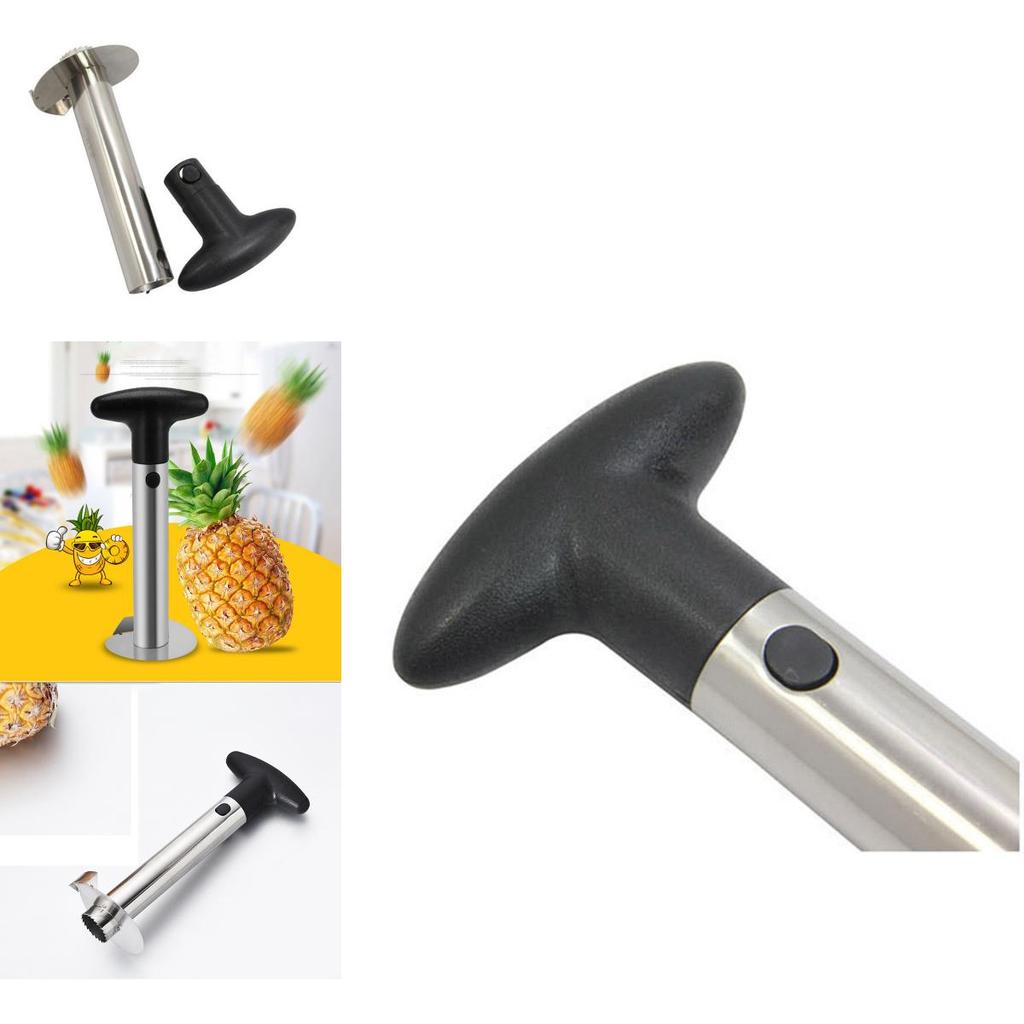 Pineapple Slicer Corer Cutter Easy Kitchen Gadget Stainless Steel Fruit Peeler