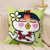 Kwaii Anime BBuldak RRameSn Cushion Cover Pillowcase Ultra Soft Skin Friendly Fabric Cloud Like Comfort  Concealed Zipper