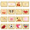 Sweet Cherry Strawberry Heart Flower Y2K Gold Color Italian Charm Links Fit 9MM Bracelet Stainless Steel Making DIY Jewelry