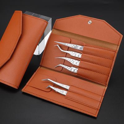 Sada 6ks pinzet na umělé řasy pro prodloužení umělých řas Výsadba klipů na obočí Kleštičky na make-up Nail Art Tools Kit