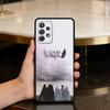 C-Cartoon G-Good O-Omens Phone Case For Samsung Galaxy A73,A72,A71,A70,A53,A52,A51,Soft Silicone Black Cover