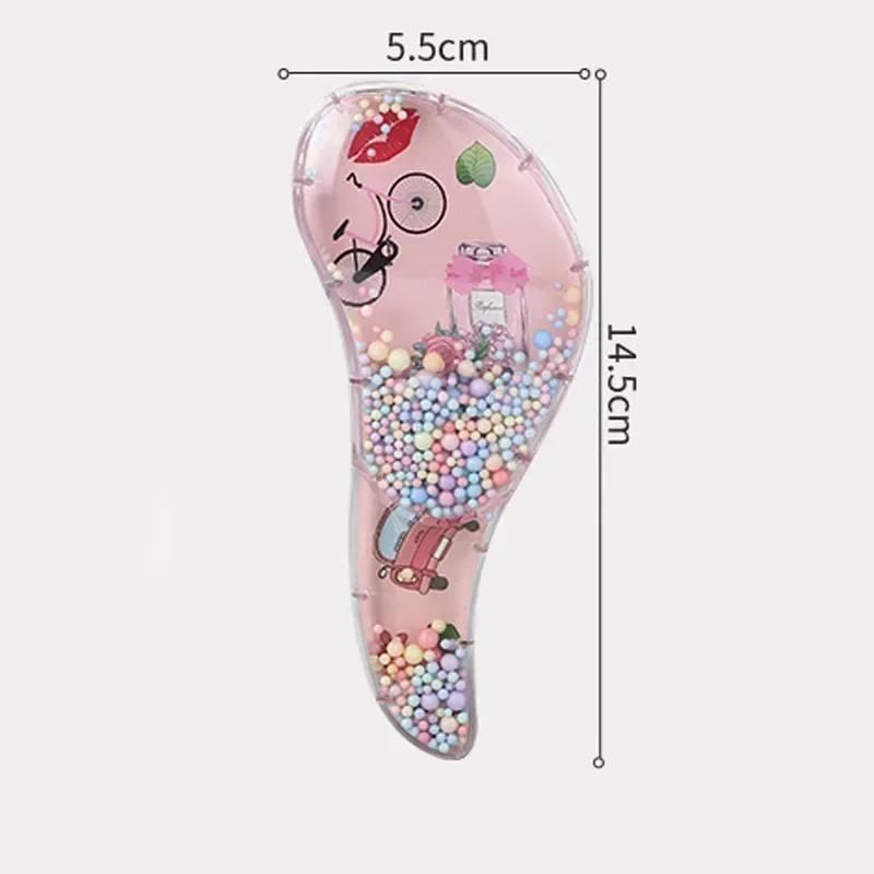 Kids Hair Brush  Anti-knot Massage Hair Comb Cartoon Children Cute Hairdressing Comb Small TT Hair Care Comb