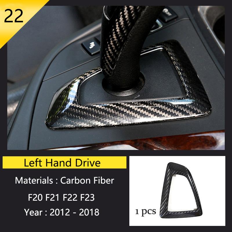 For BMW 1 2 Series F20 F21 F22 F23 Carbon fiber Car Control CD Panel Cover Trim Air conditioning Outlet Frame Decoration Sticker LNYCP1