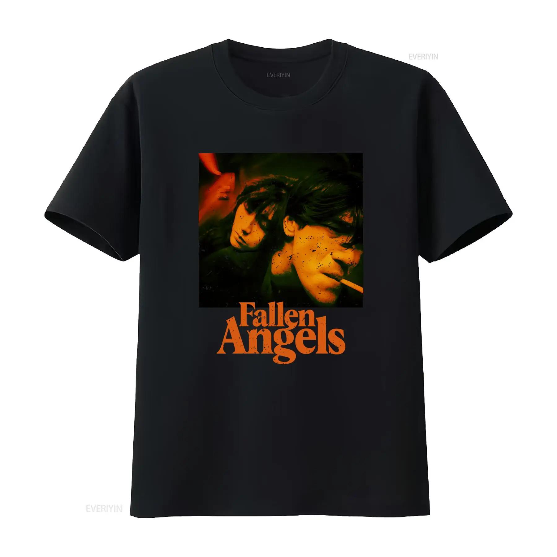 

Fallen Angels Inspired T Shirt Cult Movie Japan Cinema Design by Wong Kar Wai Leslie Cheung vintage Washed Breathable Versati... 5XL різнокольоровий