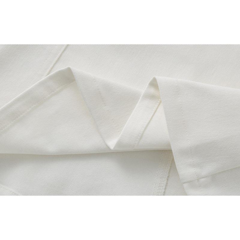 Hoch taillierter A-Linien-Rock im Sommerstil, lockerer und hüftbedeckender mittellanger Rock