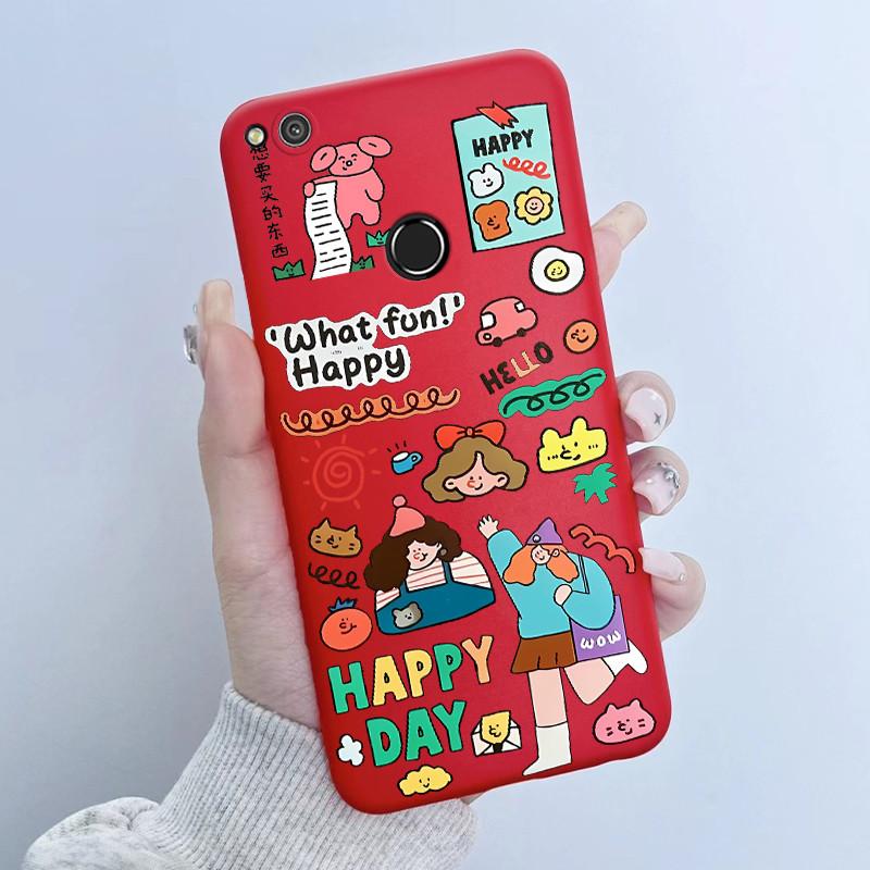 For Huawei P8 Lite 2017 GR3 2017 Case Honor 8 Lite Soft TPU Silicone Cover Cute Cartoon Panda Phone Case PRA-LX1 LX3 Coque Funda