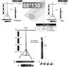 Tshape Stand Background Adjustable Telescopic Backdrop Stand Studio Video Live