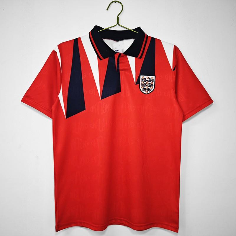 England 1996 Euro Retro Football Jersey Men Women Unisex Short Sleeve Soccer Shirt Beckham Owen 7 10