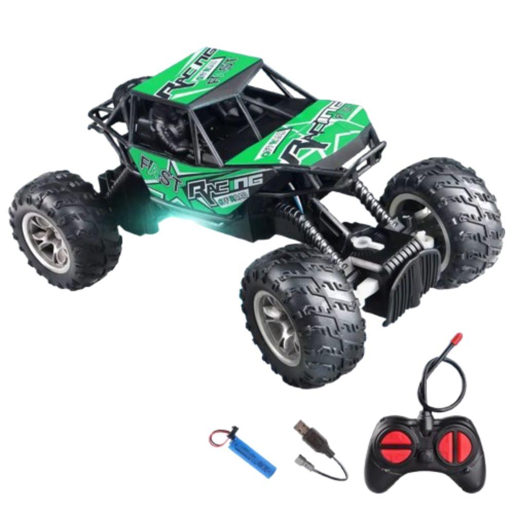 With Lights Remote Control Off-Road Vehicle Rubber Wheels Off-Road Toy Car  Toddlers