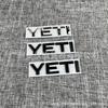 Skoda YETI Trunk Metal Logo Sticker