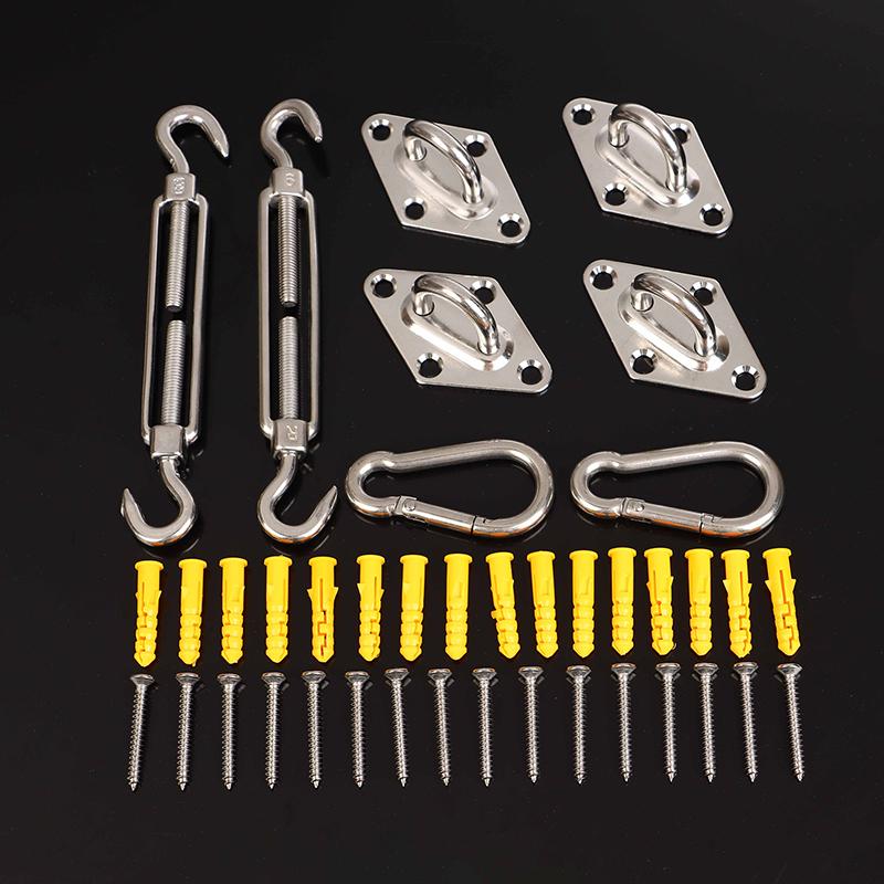 

Треугольный солнцезащитный козырек, парус, монтажный комплект, тент для садового бассейна, комплект крепежа из нержавеющей стали, аксессуары для крепления солнцезащитного козырька 6mm