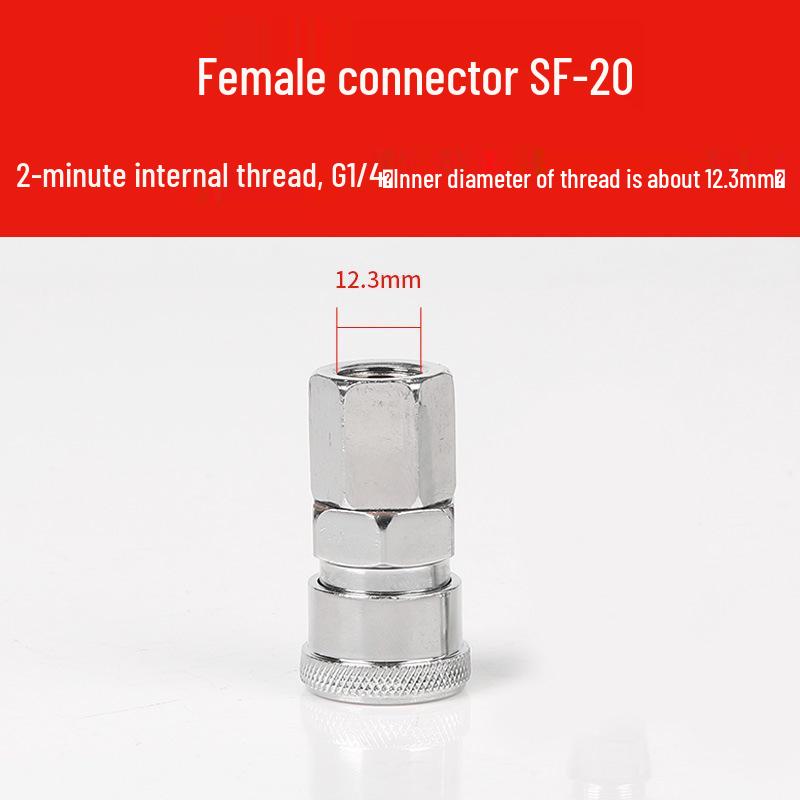 Pneumatic C-Type Quick Connector for Air Hose and Compressor Accessories