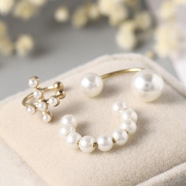 

3 шт. / Комплект клипс серьги для женщин унисекс минималистский мода хрящ серьги кольца наборы уха манжета поддельный пирсинг клипса на серьгу