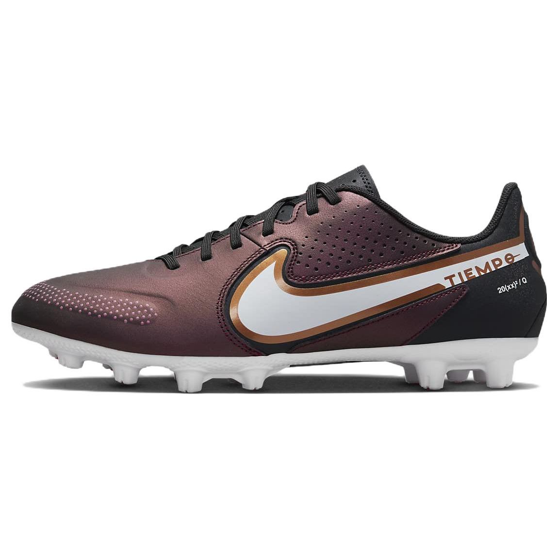 

Nike Tiempo Legend 9 School Hg Бутсы для твердого грунта Противоскользящие Прочные Футбольные бутсы Мужские Футбольные бутсы Черно-коричневые DR5973-510 40