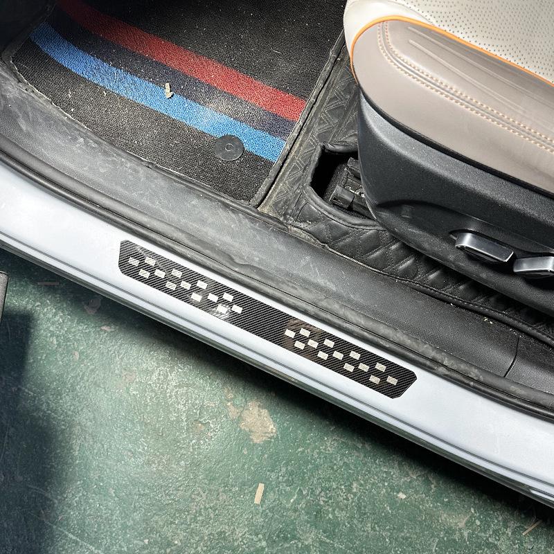 Ultra-Thin Door Sill Strips for Citroen C3/C4/C5/C6, Peugeot 2008/3008/4008