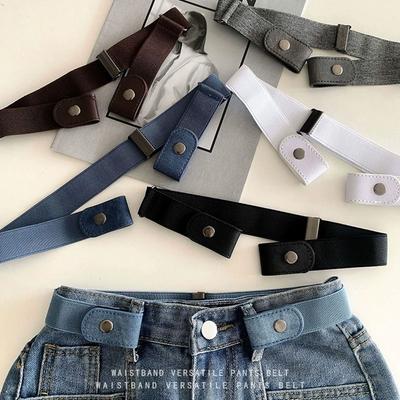 3pcs/set No Buckle Stretch Belts,Adjustables Waist Belt for Women Men,Easy To Wear Invisible Elastic Belts for Jeans Pants
