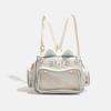 Y2K Ita Bag Cat Pu Backpack – Foldable, Adjustable Strap, Secure Zipper, Preppy Style Cute Schoolbag