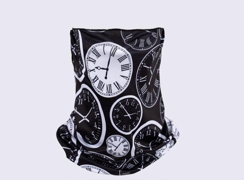 Universal Fit Outdoor Men Women Checkered Grid Face Mask Motorcycle Riding Neck Face Cover Windproof Anti-UV Cycling Tube Scarf