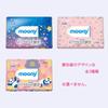 Moony Baby Wipes, Soft and Thick, No-Rubbing, Refill, 60 Wipes X 10 Packs, Limited Edition Packaging