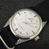 SWISS VINTAGE ENICAR STAR JEWELS 1140 HAND-WINDING MENS WHITE WATCH a702038-5 R208-a702038
