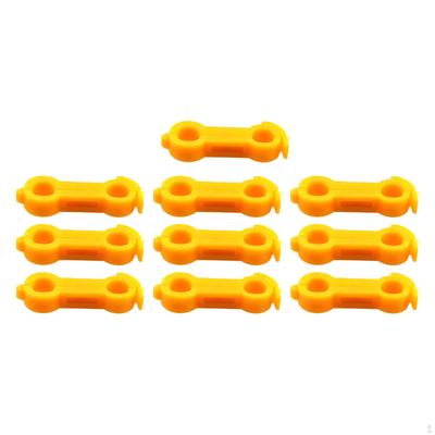 10 Pièces Anneaux de Patte de Poulet Pinces de Fixation Extérieures Intérieures pour Perroquets Canards