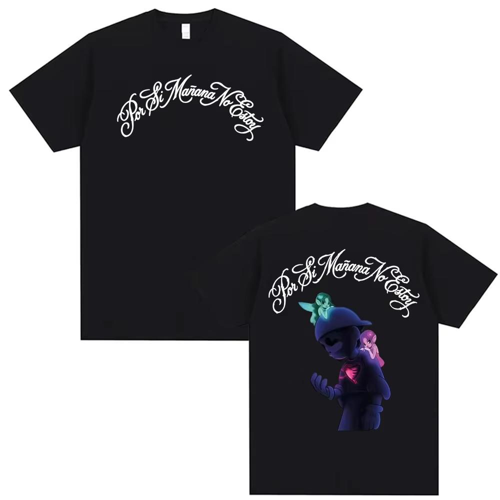 

Omar Courtz Por Si Manana No Estoy 2026 New Album Tshirts Men Women Fashion Aesthetic T-shirt Cotton Casual Short Sleeve T Shirt 5XL різнокольоровий