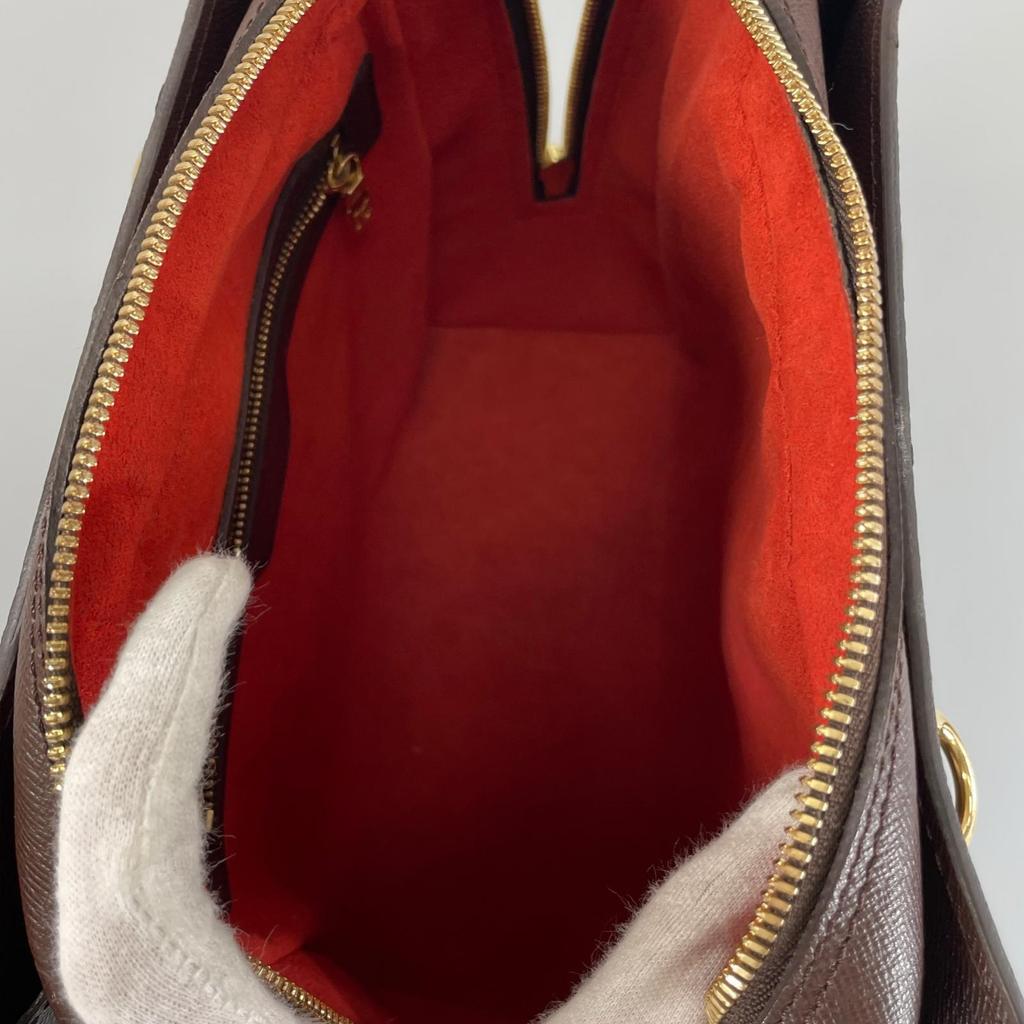 LOUIS VUITTON Damier N5115 Handbag Brown Women used