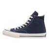 Converse Addict Chuck Taylor Canvas Hi Round Toe Lace-Up Durable Shock Absorption High-Top Canvas Shoes Unisex Sneakers Navy Blue 1SD145