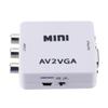 Mini High Definition AV zu VGA Video Konverter Box AV zu VGA Video Adapter Audio Konverter