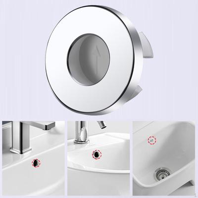 Bathroom Sink Overflow Cover Ring Easy Installation Versatile Replacement Vanity