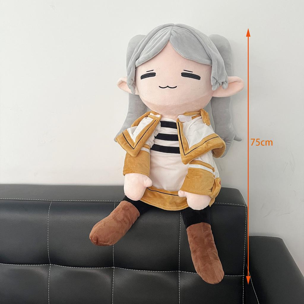 Frieren Beyond Journey's End Cartoon Plush Toy Anime Peripheral Soft Stuffed Doll Anime Fan Collectibles Kids for Holiday Gift