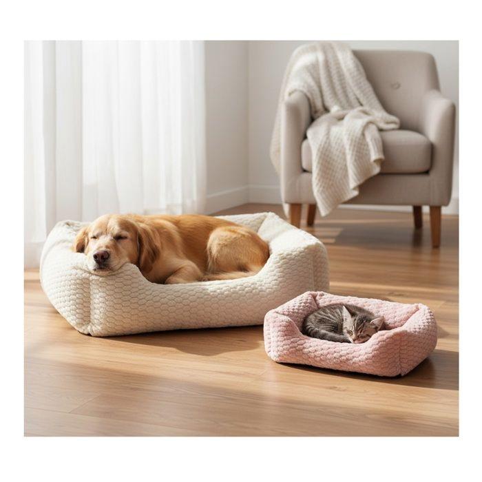 Coussin panier Naya 65 x 50 cm Beige