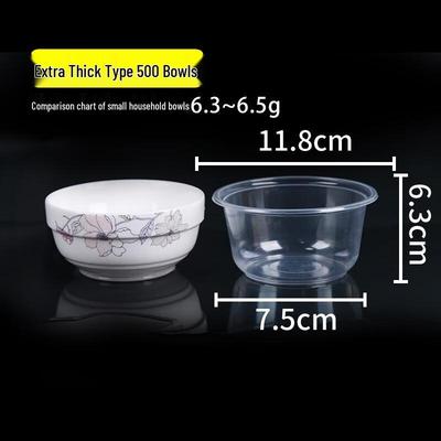 Handun Disposable Round Plastic Food Containers