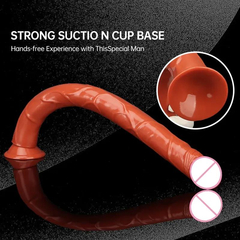 48 * 3.8cm Extra Large Anal Strip SM Anal Stopper Male Extra Long Dildo Deeply Dilated Anal Strip Male External Anus Whip Anal
