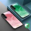 Ink wash connotation blue For Samsung Galaxy S26 Ultra S20 FE S21 S22+ S23 Plus S24 Ultra 25 Edge  For Magsafe Glass Phone Casee