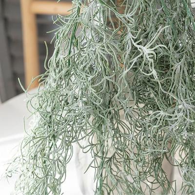91cm Artificial Air Grass Green Plants Elegant Plastic Artificial Vine Grass Succulents Handmade Real Touch Ceiling Hanging Vine