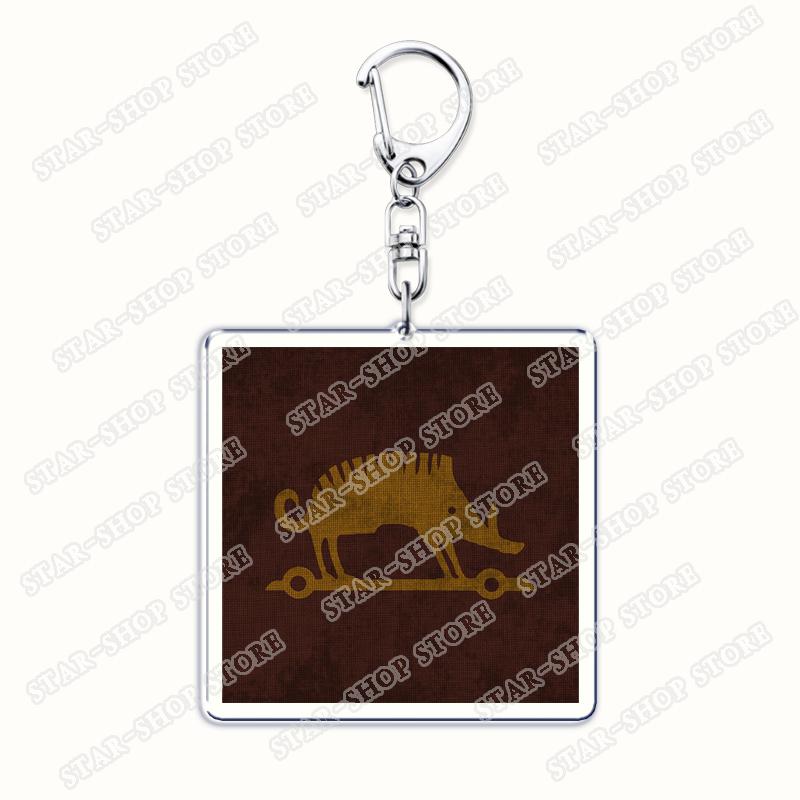 Hot Game Pennant Keychains for Women Accessories Bag Mount Blade Emblem Keyrings Jewelry Friends Fans Gaming Gifts